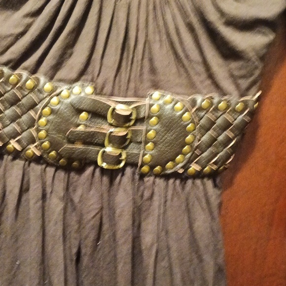 Sky Brand Leather Belted Corset Top NWOT Size Small - Picture 2 of 4